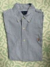 Chemise rayée ciel stretch oxford Polo Ralph Lauren