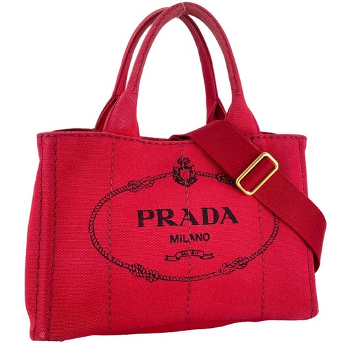 Sac main prada canapa toile - sac,