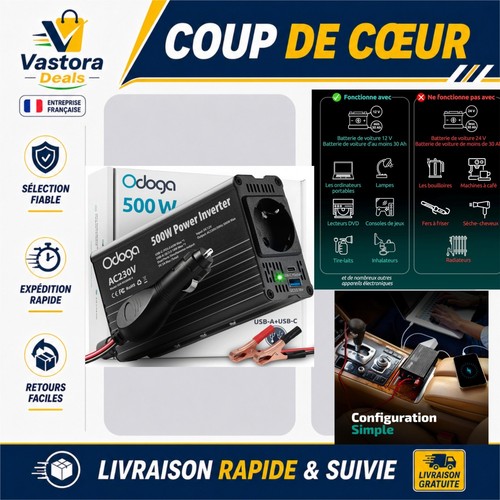 Odoga convertisseur 12v 220v - odoga,