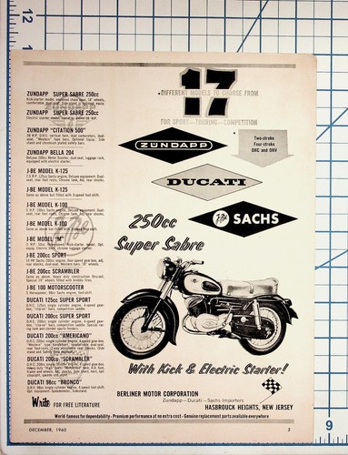 1960 zundapp ducati - 1960,