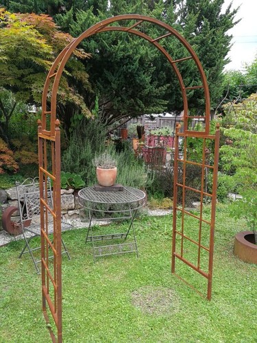 Grille noble arc rose - grille,
