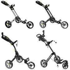 Chariot De Golf Poussé À 3 Roues Masters iCart Plage Pliage Rapide Compact Léger