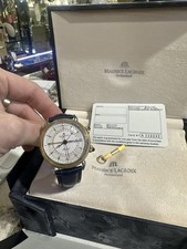 {Maurice Lacroix wristwatch-Reveil -Swiss Made-mechanical-pearl face-17 jewels