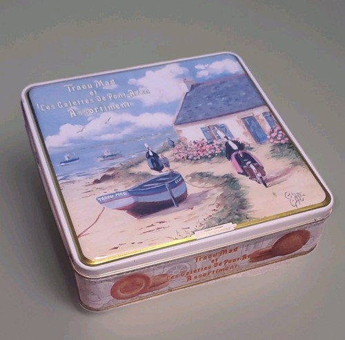 Boîte métal vintage - , bretagne