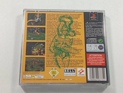 Contra sony playstation - sony, 1