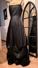 Robe longue noire gothique