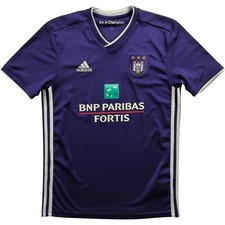 Anderlecht 2018-19 Adidas home football jersey shirt size S