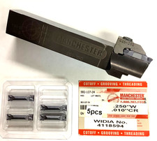 MANCHESTER-WIDIA 251-150, 1"-LH FACE-GROOVE TOOL, 1.5-2"FG RANGE +1/4"W Inserts.