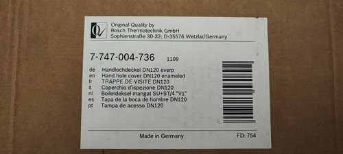 Buderus handlochdeckel dn120 - buderus,