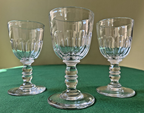 Lot verres cristal de - 3,