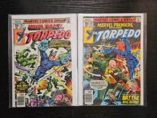 MARVEL PREMIERE 39, 40 TORPEDO, (Complete Story) Marvel lot 1977-1978