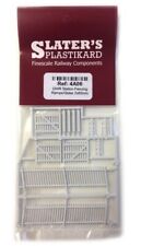 Slaters 4A06GWR Vertical Lamelles en Bois Station Rampe Escrime Blanc 00