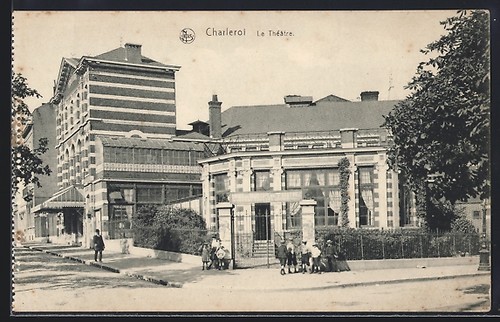 Cpa charleroi theater - cpa,