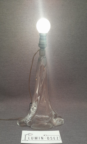Grand pied lampe cristal - grand,