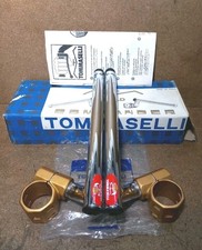 Tommaselli Commander Gold Clip On Ducati Guzzi Laverda 38mm NOS Dumbbell Seeds 