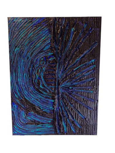 Abstrait tableau fait main - tableau,