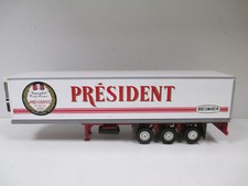 REMORQUE FRIGO Thermo King CAMEMBERT PRESIDENT Besnier par ELIGOR LBS au 1/43