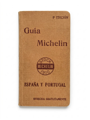 Guide michelin espagne - espagne, 1910