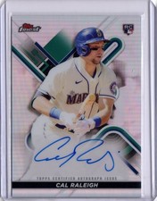 2022 Topps Finest Autographs Cal Raleigh #FACR Rookie Auto Big Dumper