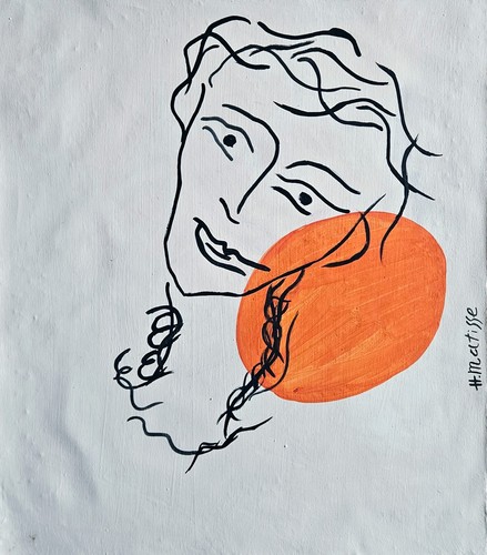 Peinture huile abstraite - peinture, l'huile