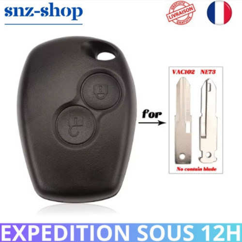 Coque clé boitier vierge - coque,