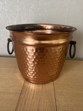 Ancien Cache Pot En Cuivre