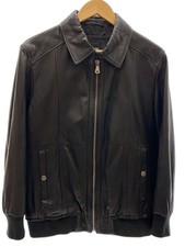 Hugo Boss Leather Jacket & Blouson 48 BLK Plain Used
