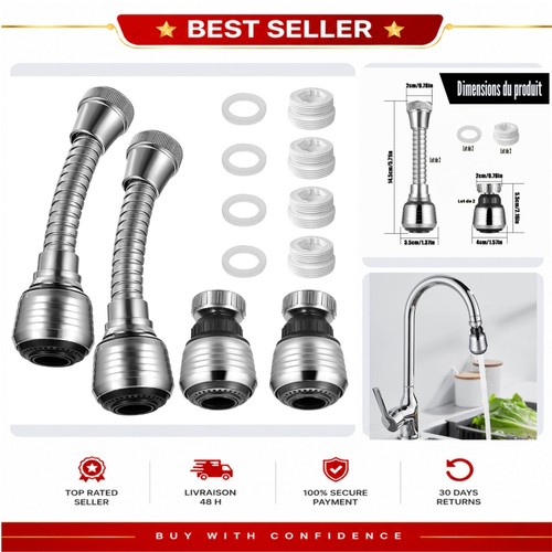 Douchette robinet cuisine - douchette, 4
