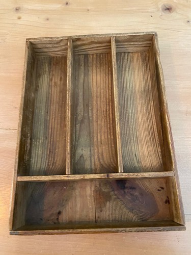 Range couverts ancien - en, bois