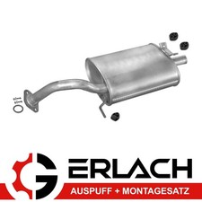 Pot d'échappement pour Toyota Corolla Compact 1.3 1.6 1.8 1987-1992 silencieu...