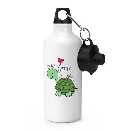Crazy turtle lady gourde - crazy,