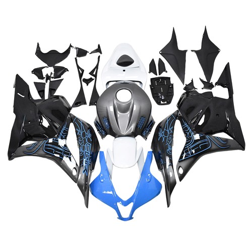 Blue black grey white - white, fairing