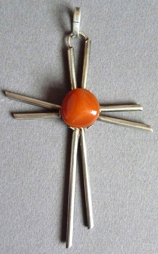 Grande croix pendentif - , argent