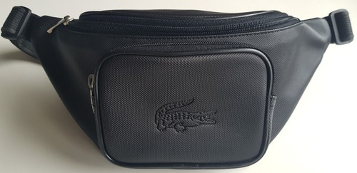 Sac banane zippé noir - noir, lacoste