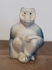 Ancienne Tirelire Singe bleu