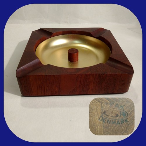 Cendrier vide poche - poche, teak