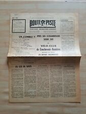 route et piste bulletin vélo