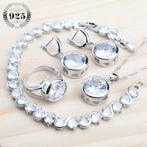 Parure mariage zircon blanc - mariage,