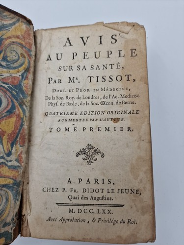 Livre ancien avis - livre, peuple