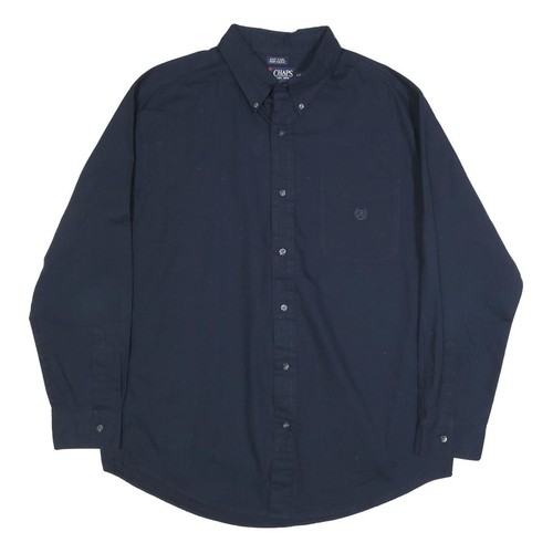 Chaps chemise unie bleu marine - chemise,