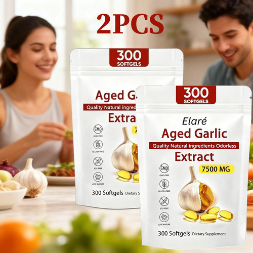 Elare aged garlic extract - aged, extract,