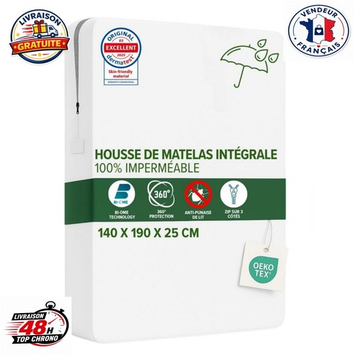 Housse matelas 140x190 cm - 140x190,