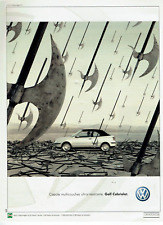 2000 Volkswagen VW Golf Convertible Multicou Top Advertising 0822 Advertising