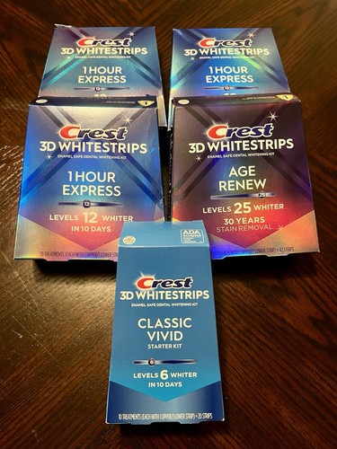 Five crest whitestrips - crest,