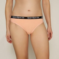 Tanga String Femme rose sport