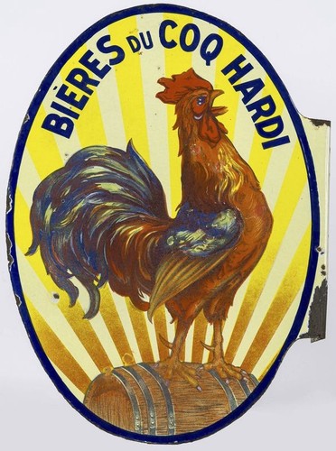 Affiche poster bière coq - ,