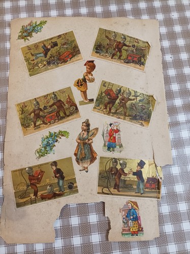 Lot chromos scaphandrier - lot,