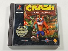 CRASH BANDICOOT (BLACK LABEL) SONY PLAYSTATION 1 (PS1) PAL-EURO (COMPLETE - GOOD