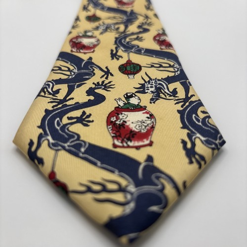 Tintin blue lotus silk - tintin, tie