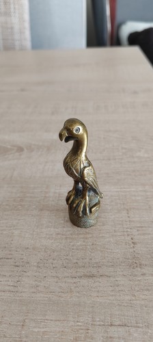 Perroquet bronze ancienne - bronze,